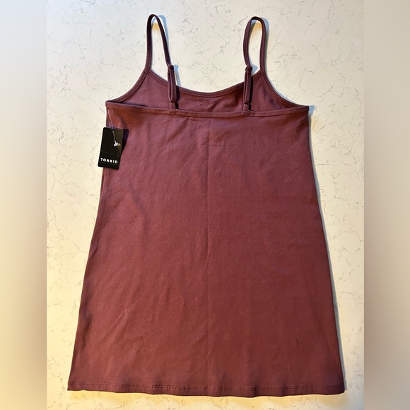 NWT Torrid M/L Foxy Cami Tank Top Sassafras Size 00 - Picture 4 of 11